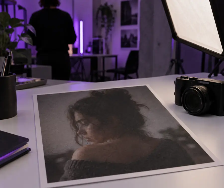 Portrait before enhancement